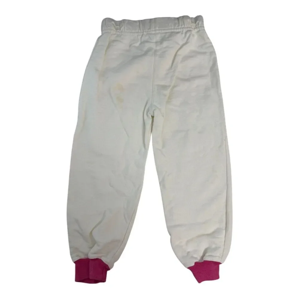 Vintage 90s Barney Long Sleeve Shirt Pink White Sweatpants Alphabet Numbers 3T